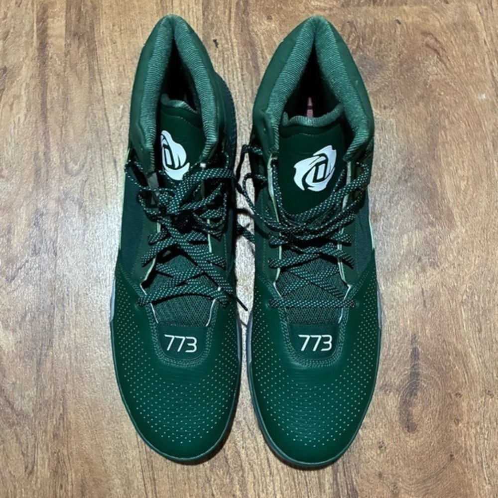 Adidas Derrick Rose Men's Green 773 Basketball Shoes 2015, 20 US